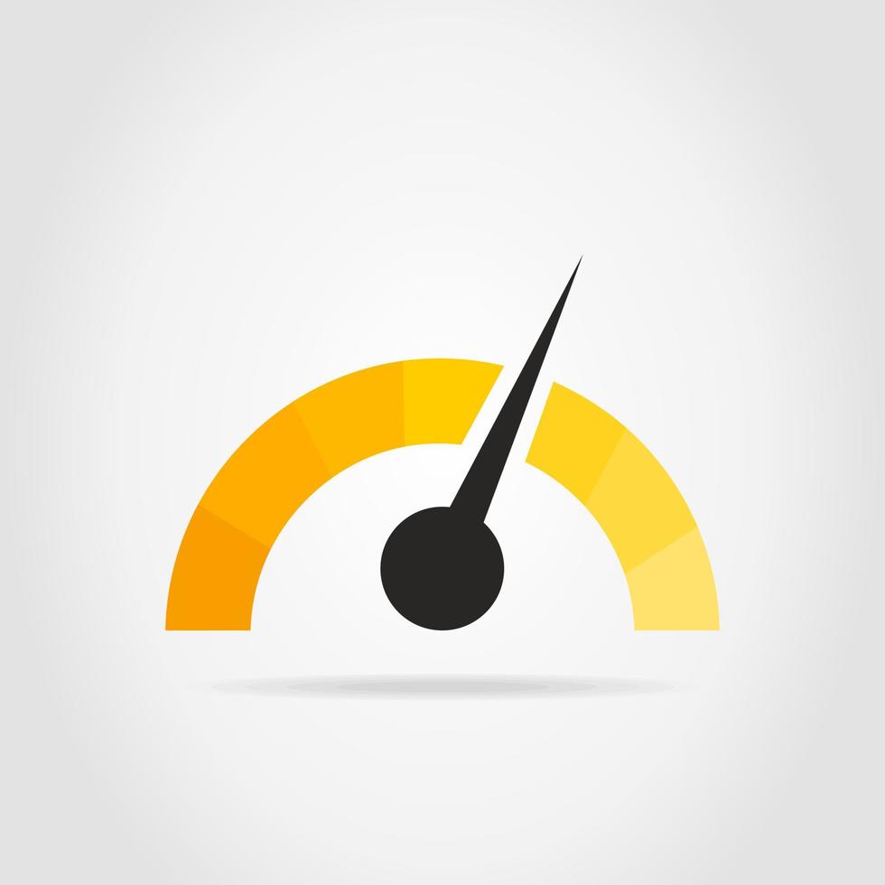 Arrow on a car speedometer vector