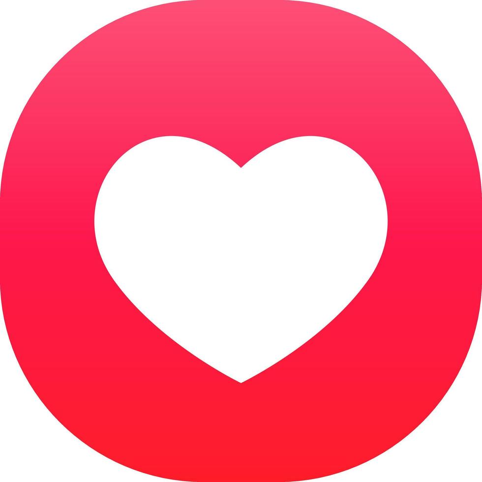 icono de emoji de corazón rojo de amor vector