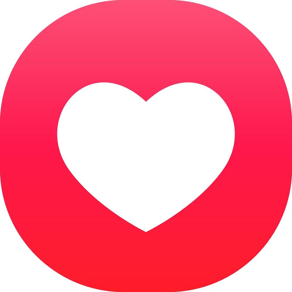 Love Red Heart emoji icon vector