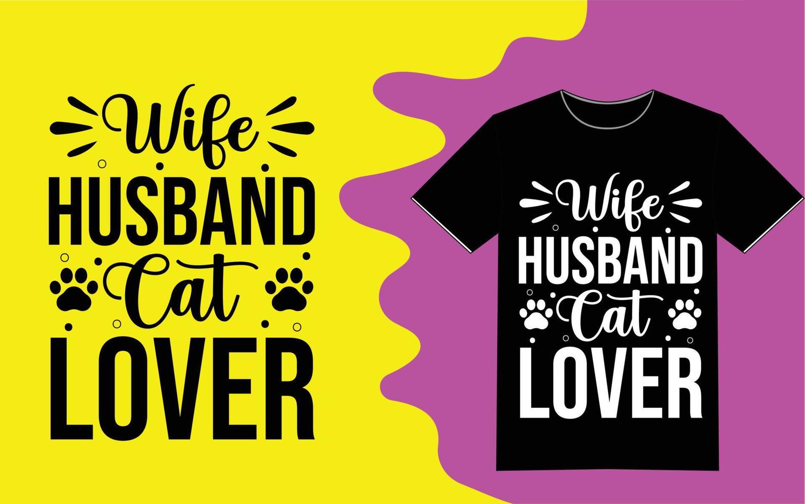 Best  Cat T-shirt Design vector