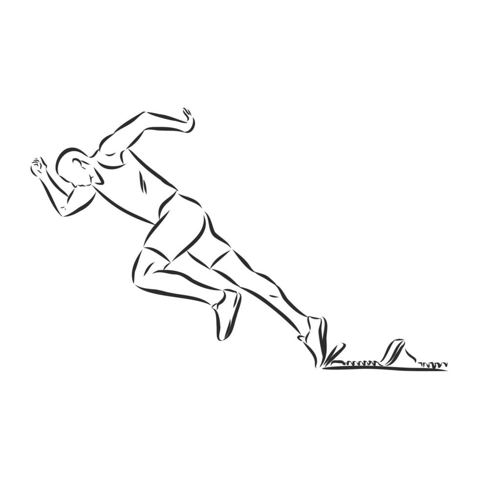 runner vector sketch