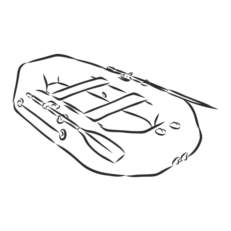 boat vector sketch