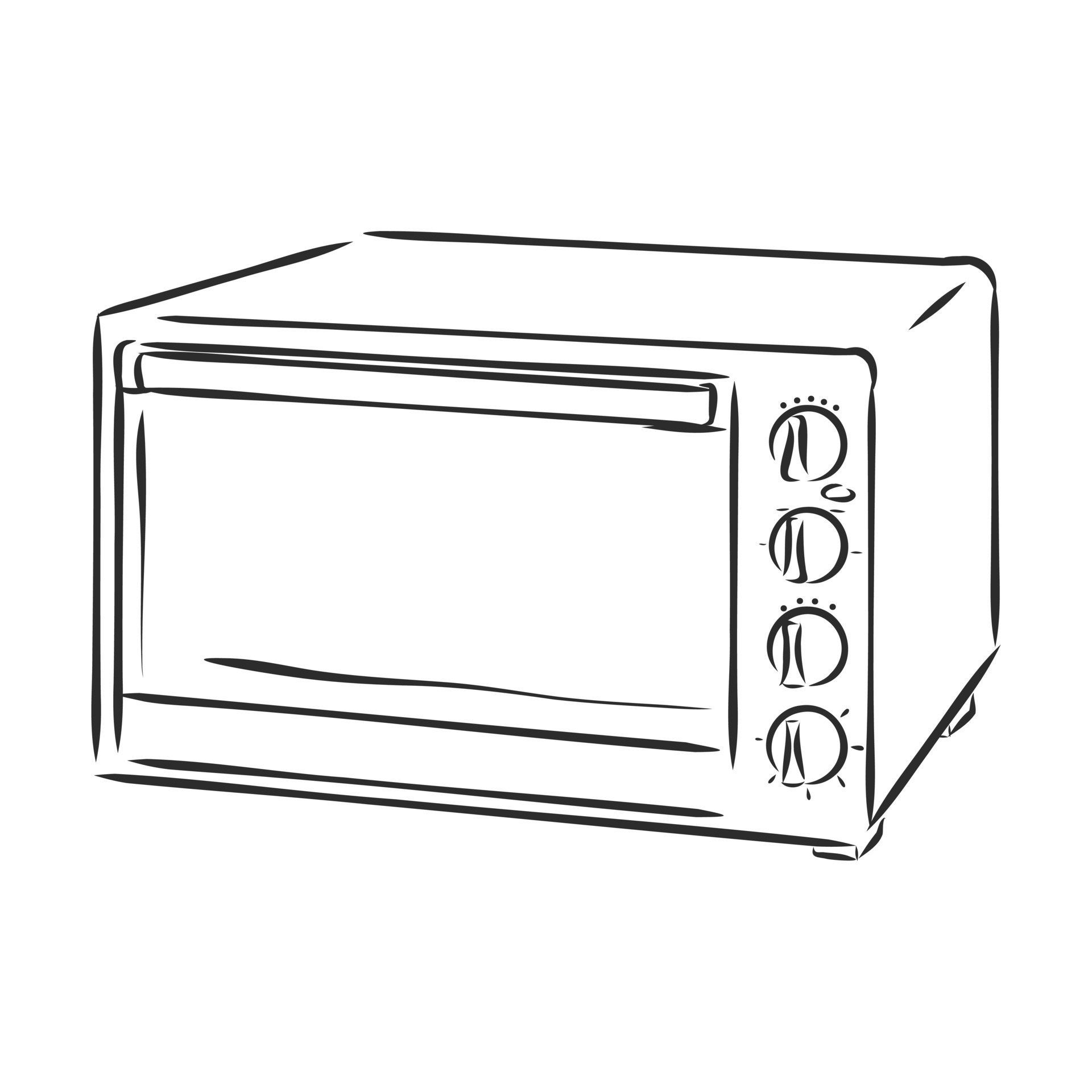 How to draw a Microwave Oven Real Easy  Spoken Step by Step Instructions   YouTube