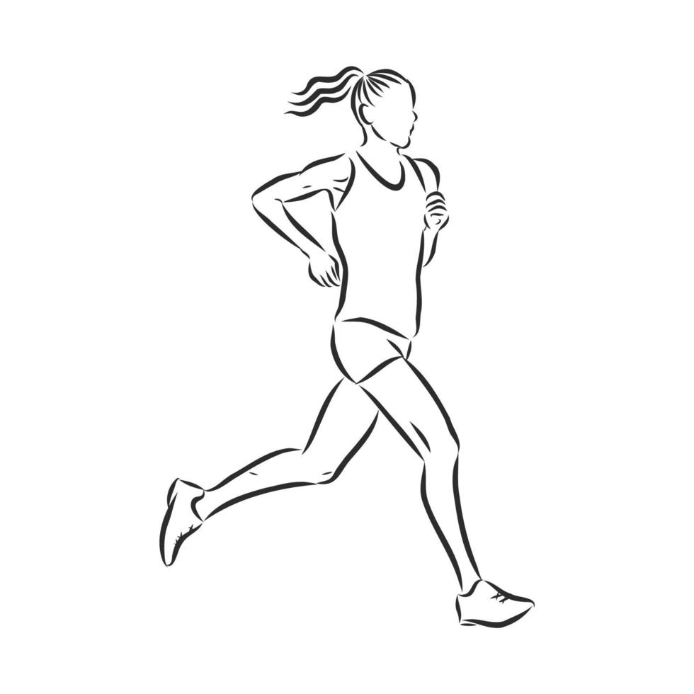 runner vector sketch