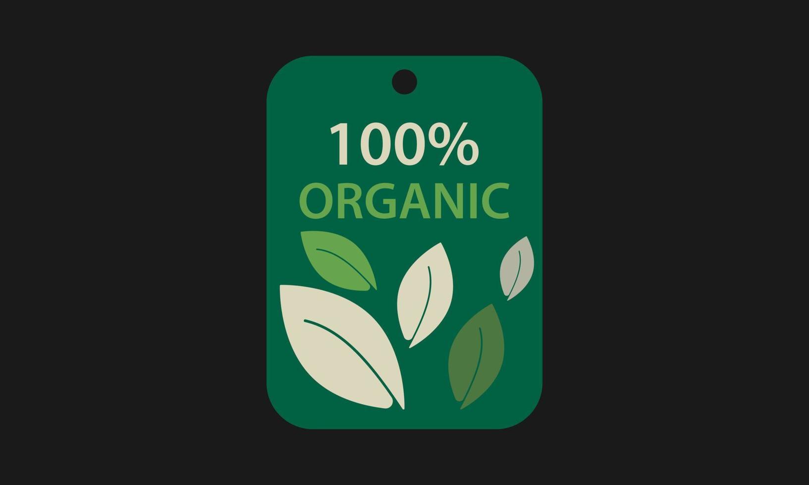 organic leaf logo icon vector