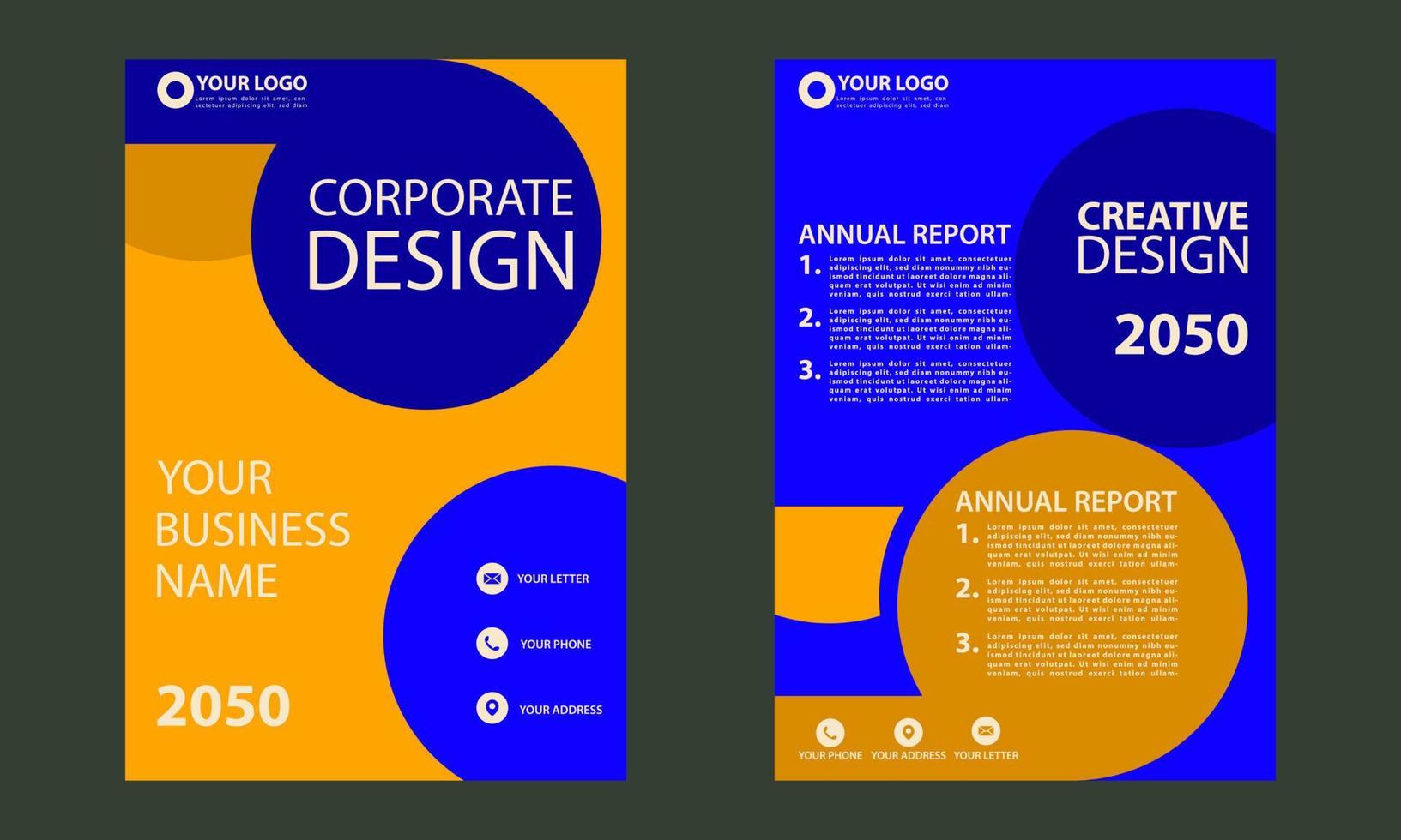 leyot background modern brochure company business vector