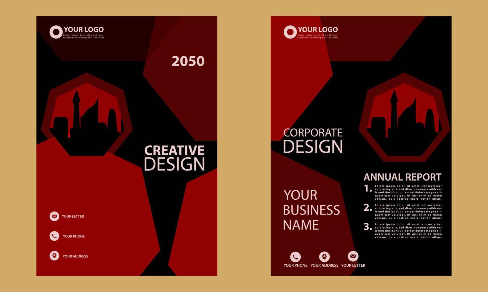 company cover drak background book cover vector