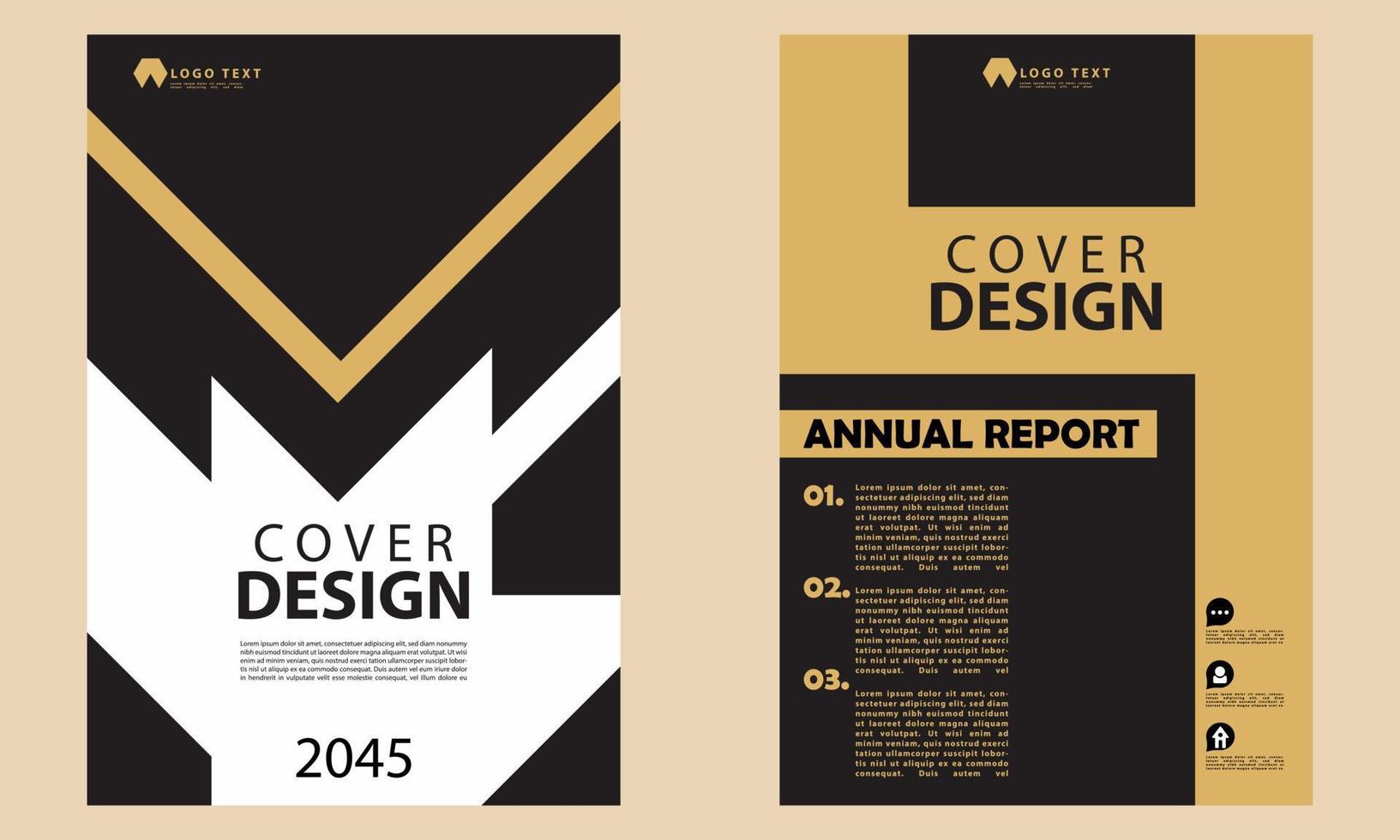 company brochure abstract cover vector