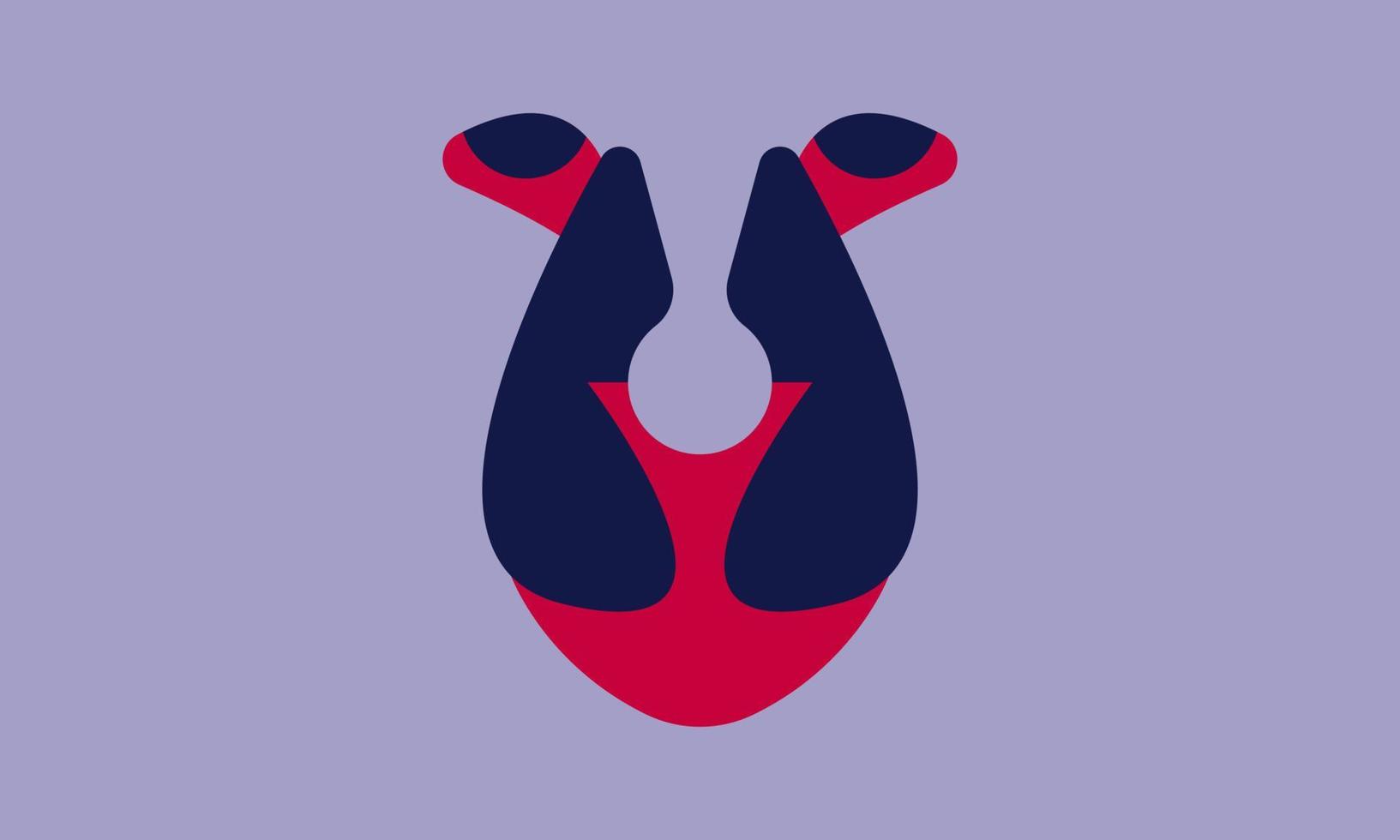 simple and elegant lion nose vector