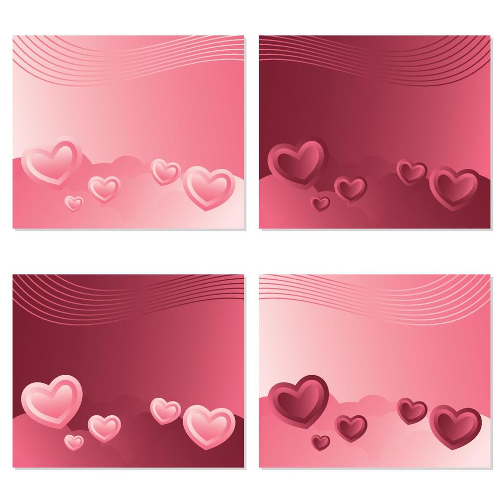 fondo rosa y oscuro. símbolo vectorial de amor para mujeres felices, madre, día de San Valentín, diseño de tarjetas de felicitación de cumpleaños. vector