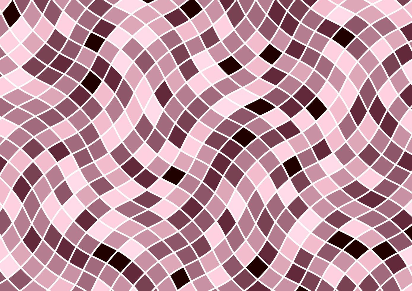 geometría cuadrada pantone mosaico color aleatorio fondo rosa vector