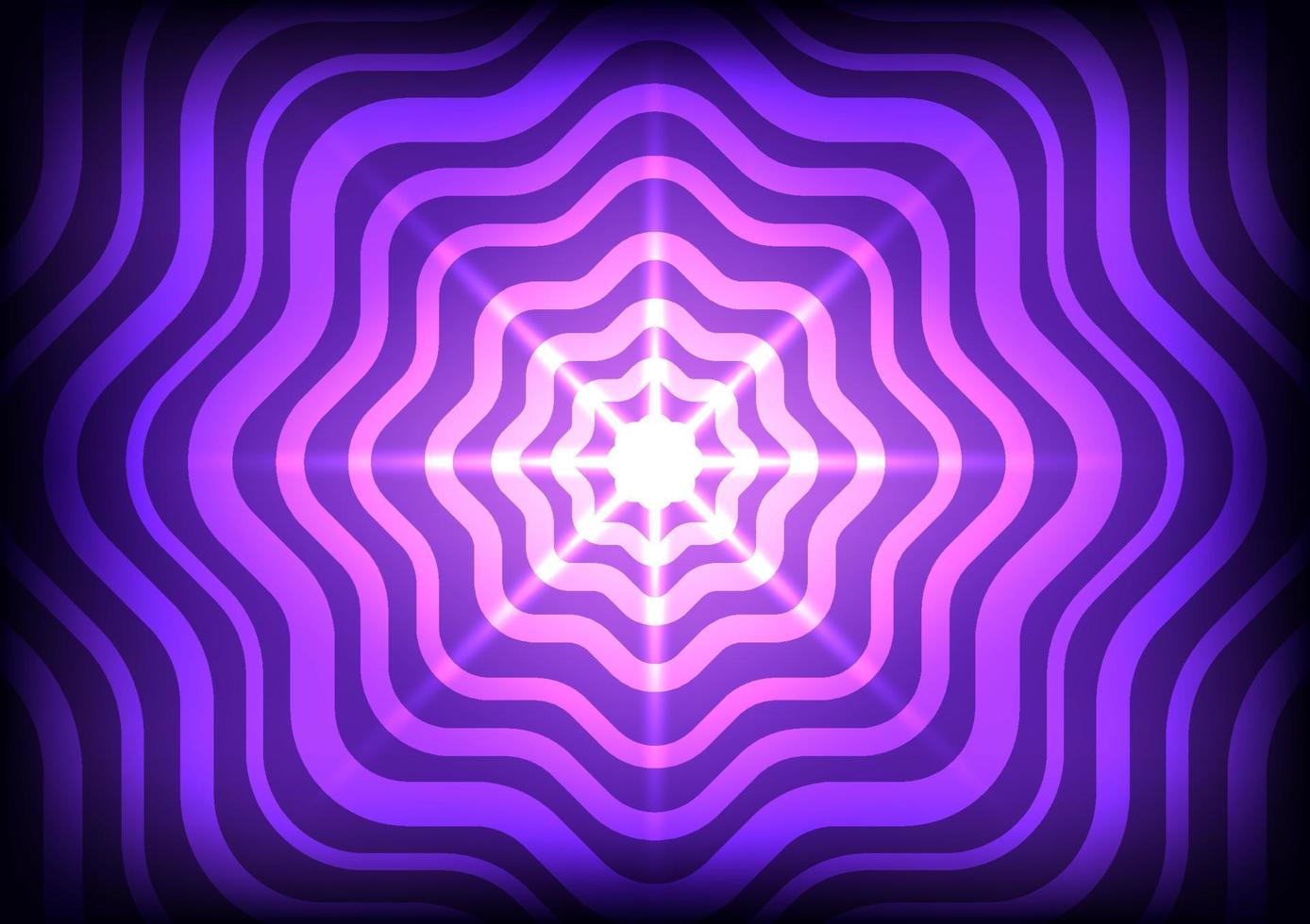 Aura star wave middle light purple motion space background vector