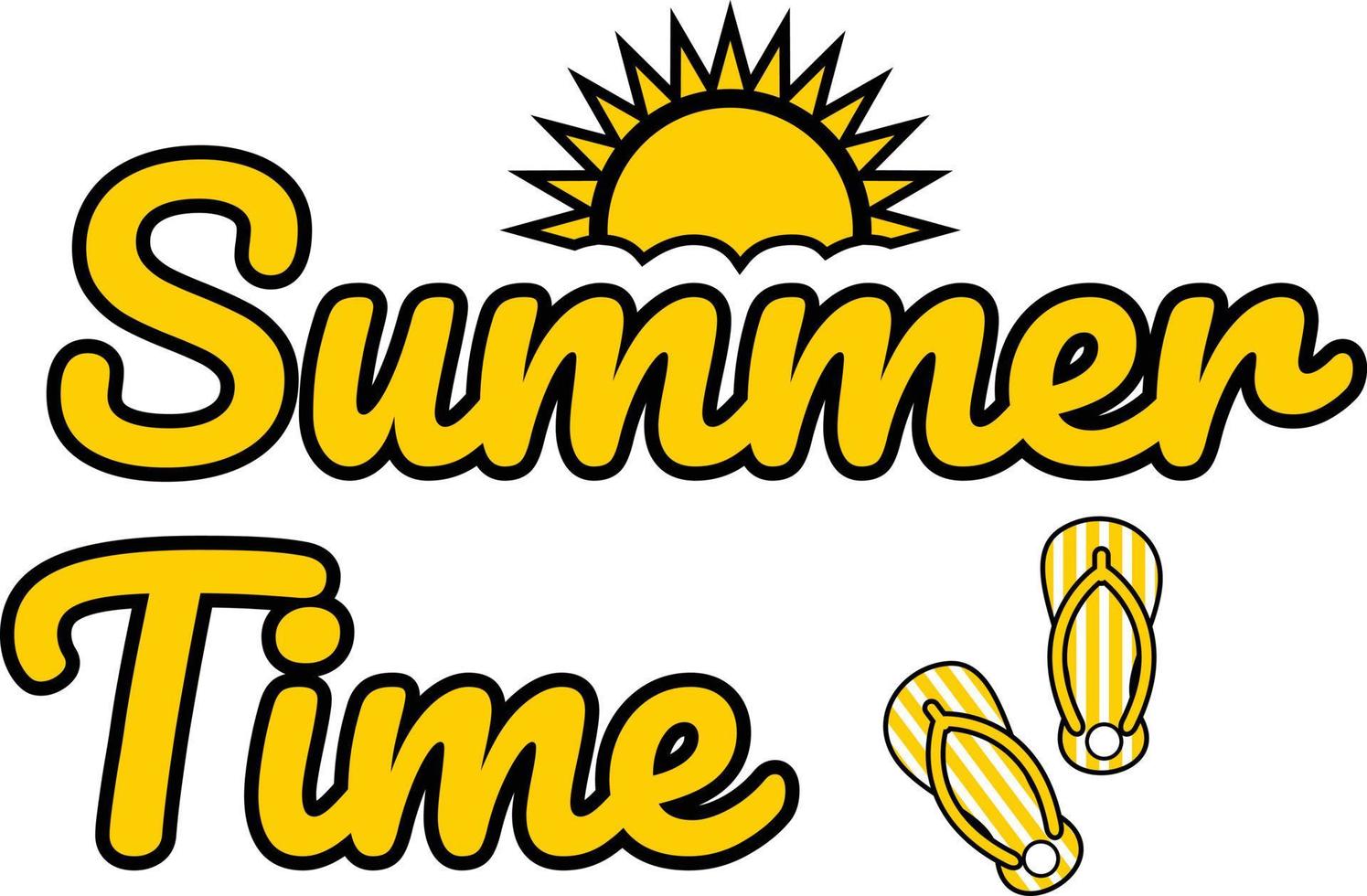 summer sun time, it is very suitable to be used as a background, card, poster, banner, etc vector