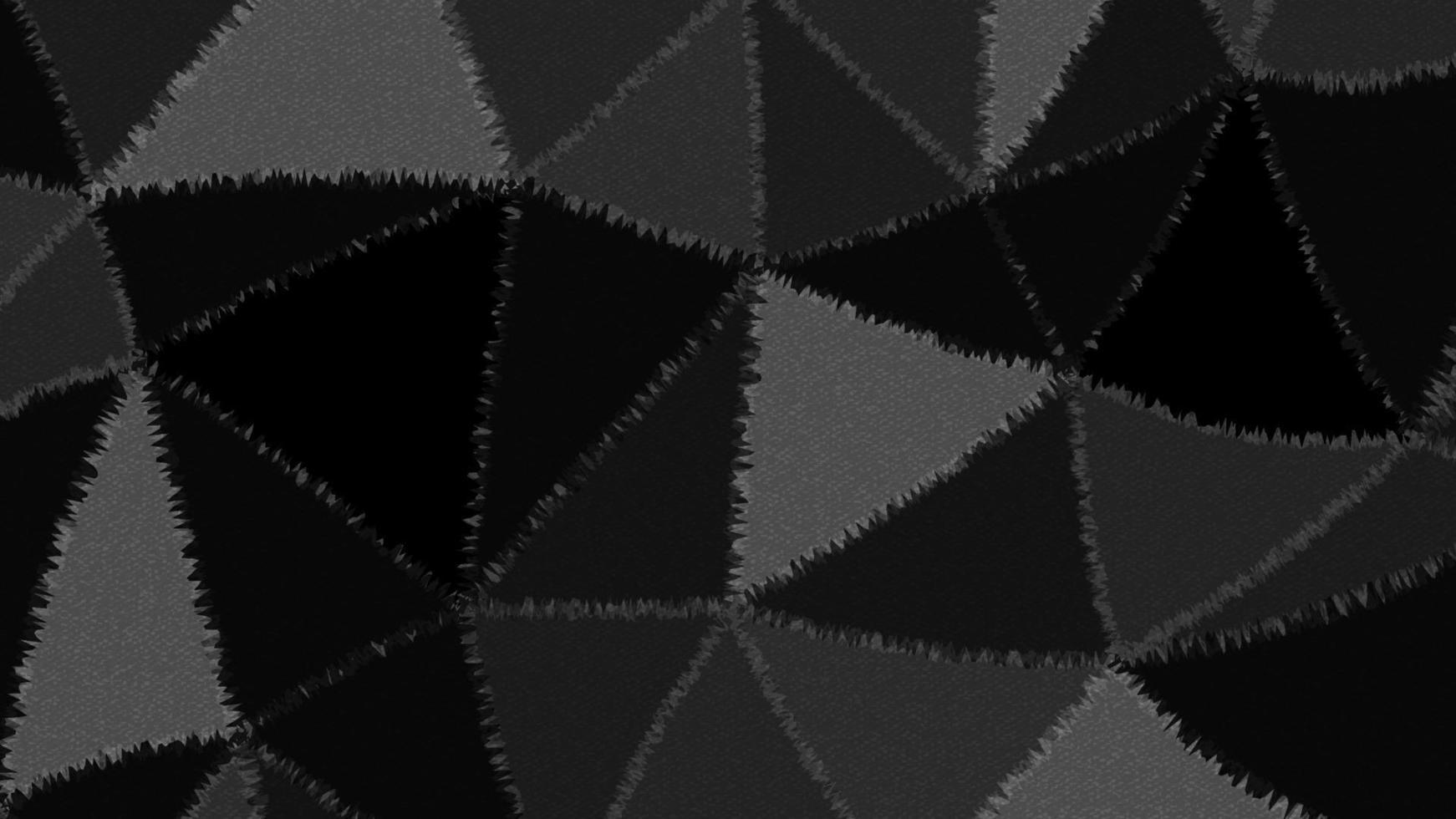 Dark polygon torn paper style on black background. Vector illustration. Eps10
