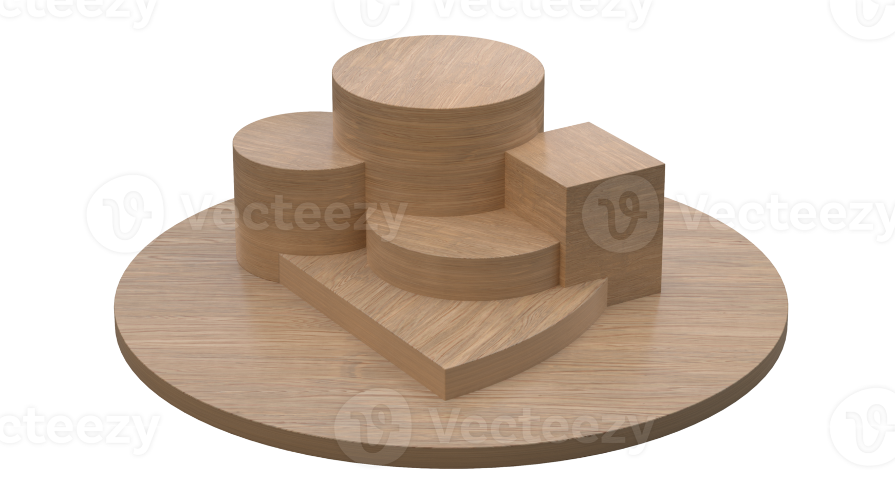 Wooden Set Ash Varnished png