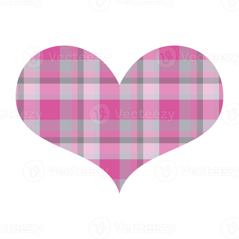 bufalo plaid cuore clipart png, bufalo plaid cuore sublimazione, plaid cuore png