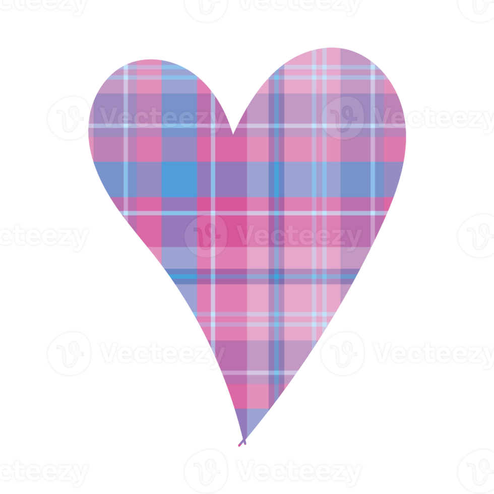 Buffalo Plaid Heart clipart PNG, Buffalo Plaid Heart Sublimation, Plaid Heart PNG