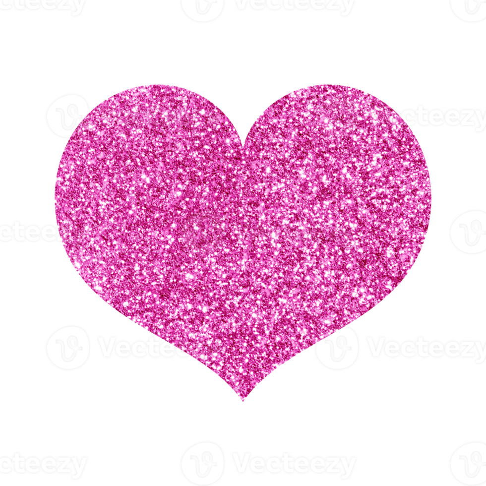 paillettes coeur clipart png, coeur png