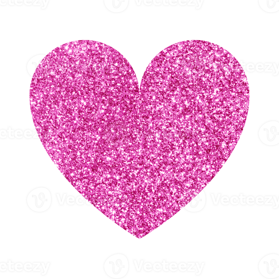 paillettes coeur clipart png, coeur png