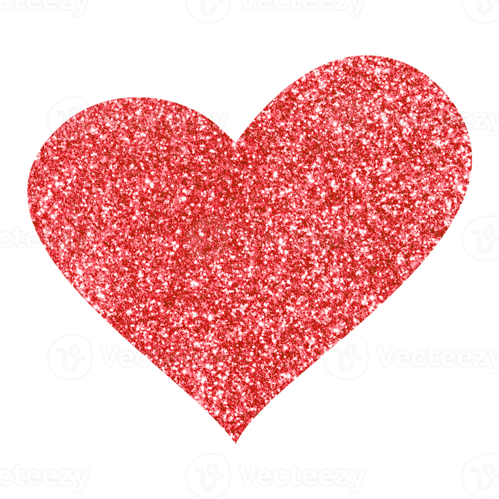 Glitter Heart Clipart PNG, Heart PNG