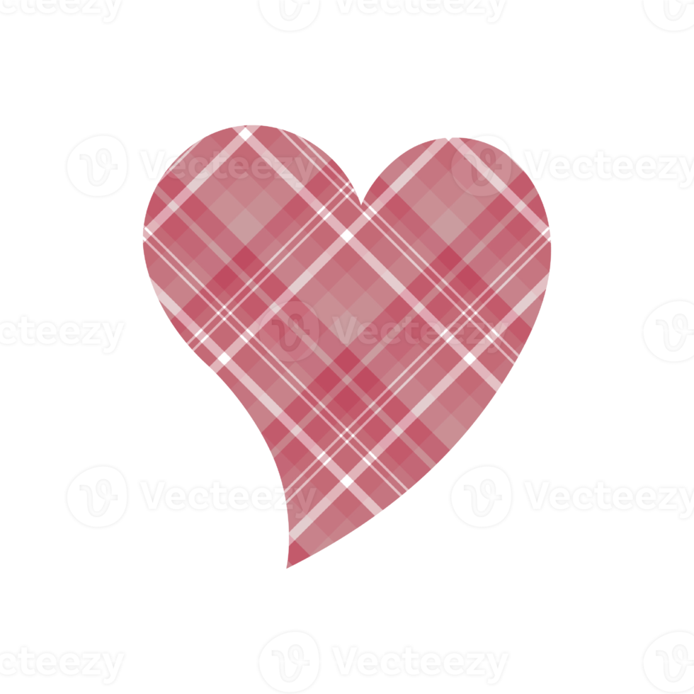 bufalo plaid cuore clipart png, bufalo plaid cuore sublimazione, plaid cuore png