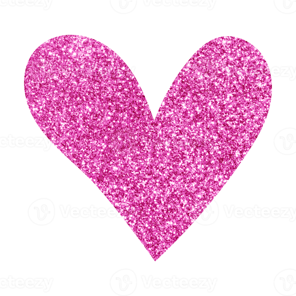 Glitter Heart Clipart PNG, Heart PNG