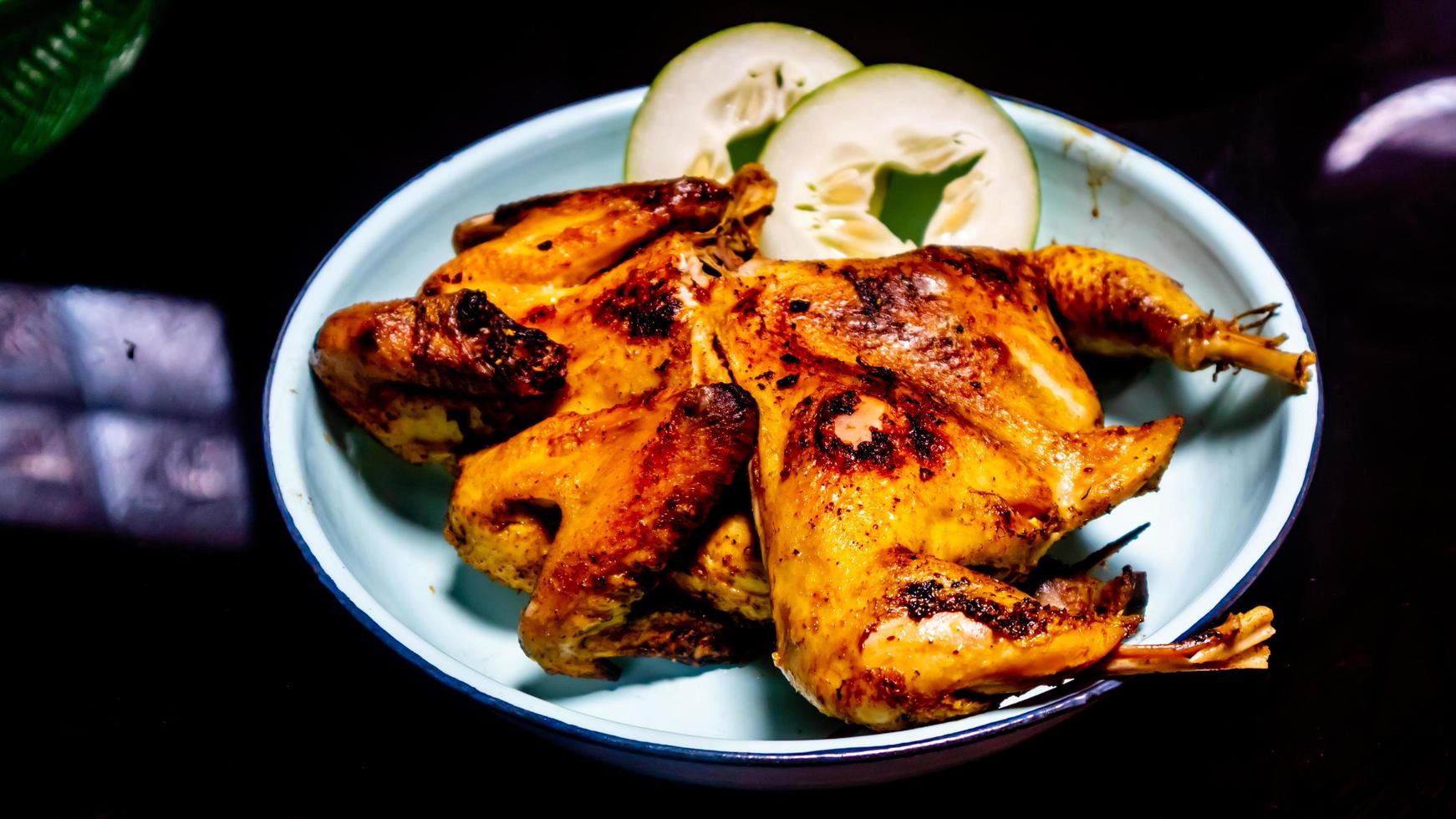 very good and tasty grilled chicken photo