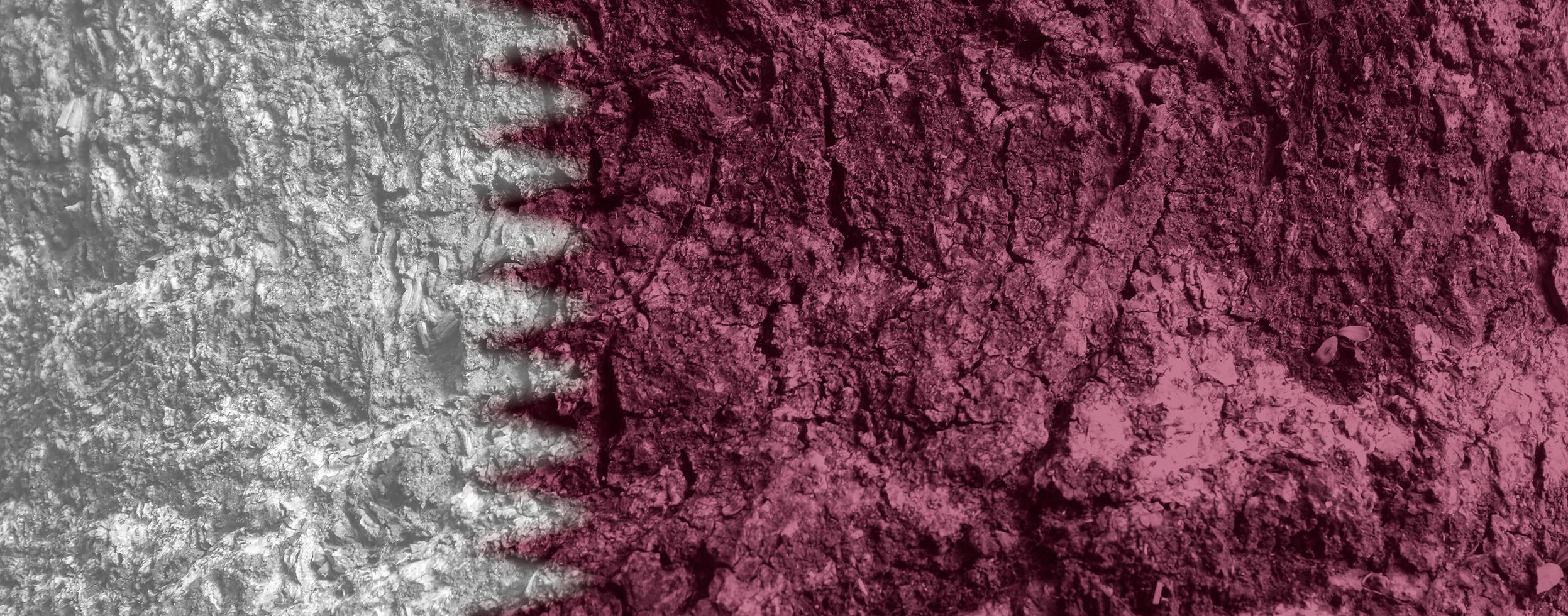Qatar flag texture as a background photo