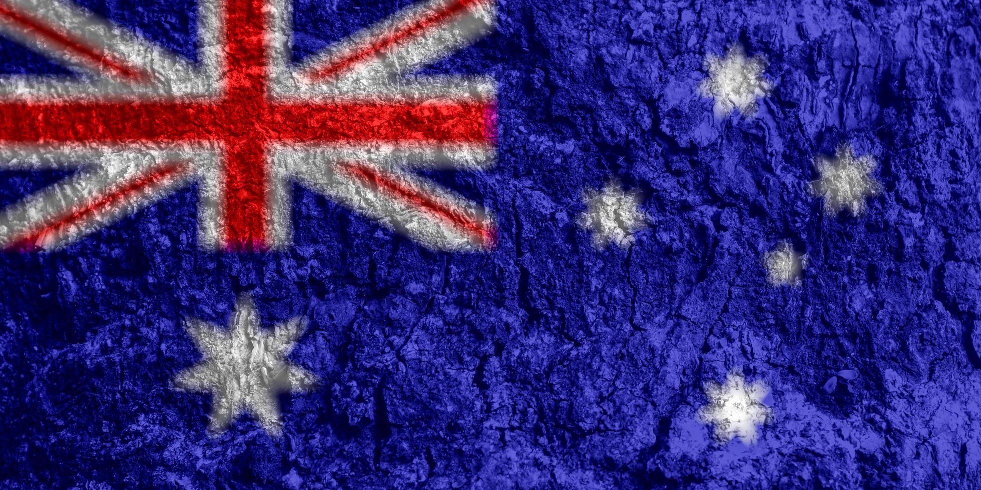 texture of australian flag as background photo