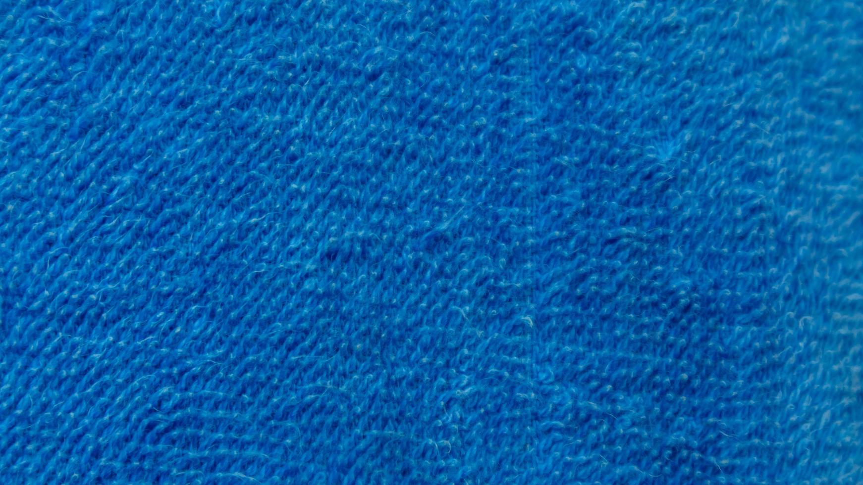 Blue towel texture as a background photo