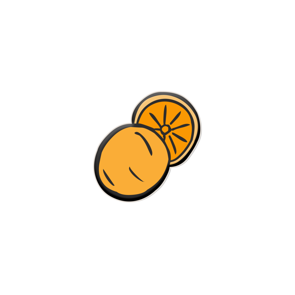 orange ikon ,isolerat tecken symbol. png