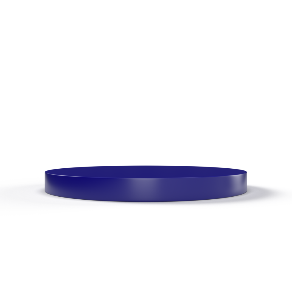 Blue podium for product placement png