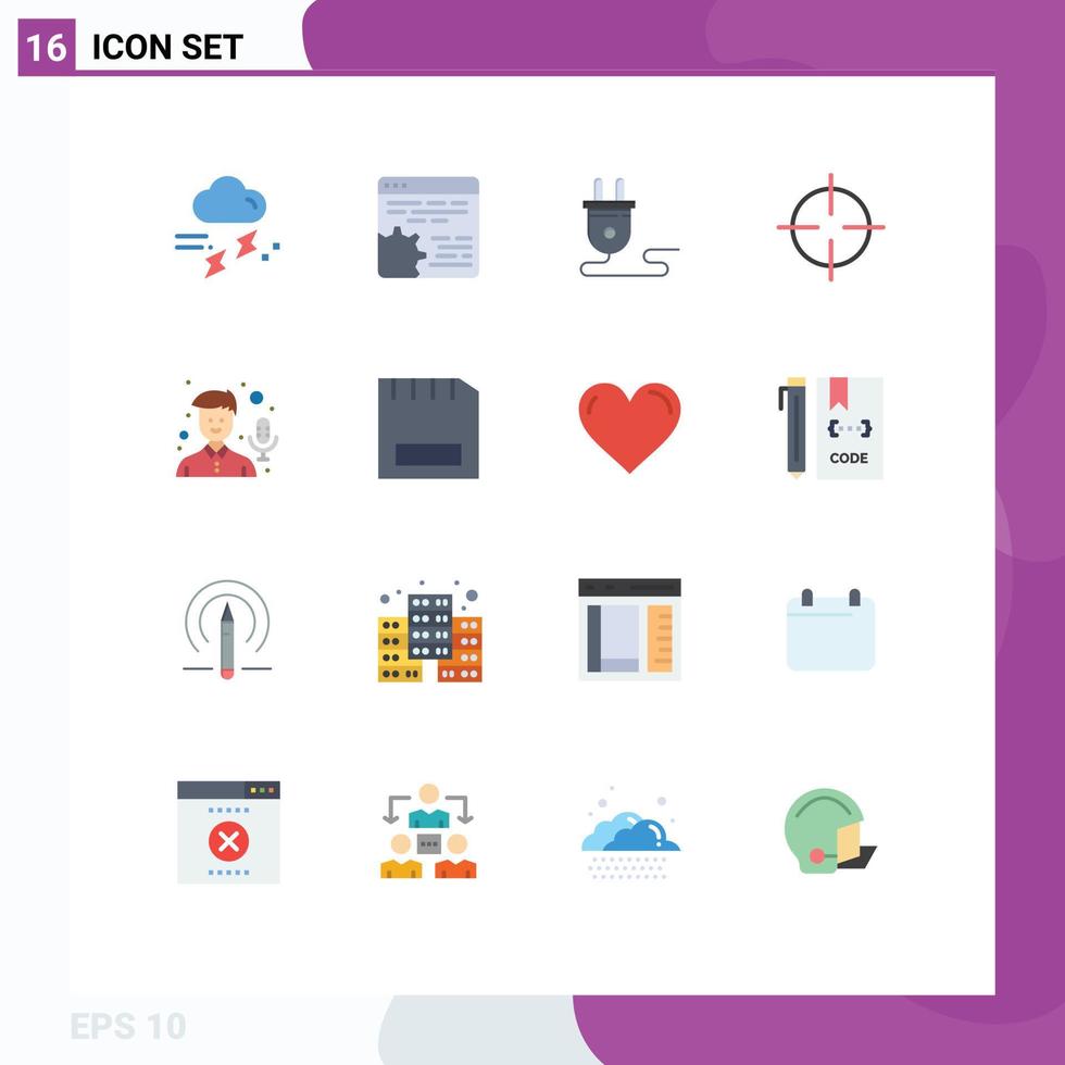 Set of 16 Modern UI Icons Symbols Signs for symbols sign setting oil plug Editable Pack of Creative Vector Design Elements