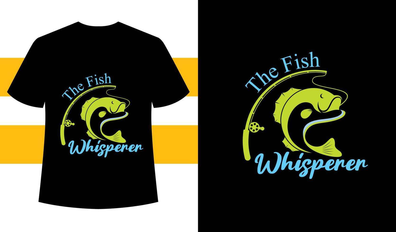 The Fish Whisperer t-shirt vector