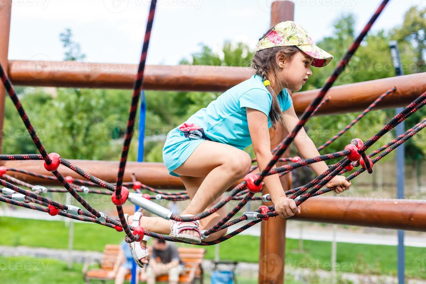 the girl on the playground photo