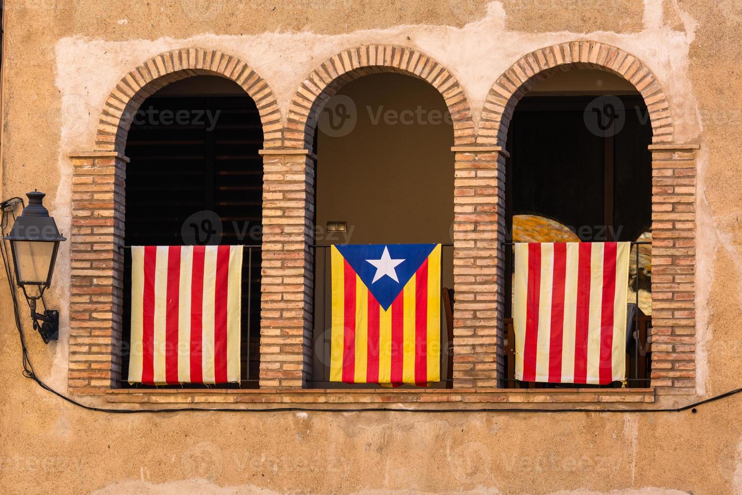 vistas de las ciudades de la costa brava foto