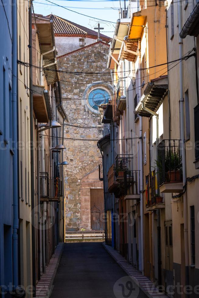 vistas de las ciudades de la costa brava foto