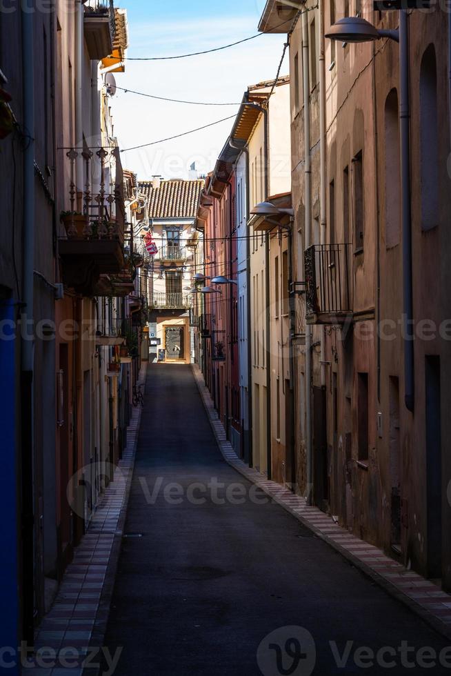 vistas de las ciudades de la costa brava foto