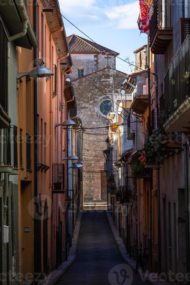 vistas de las ciudades de la costa brava foto