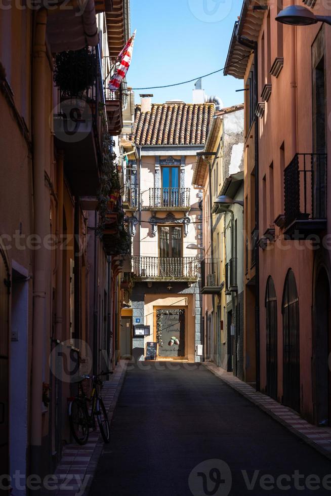 vistas de las ciudades de la costa brava foto