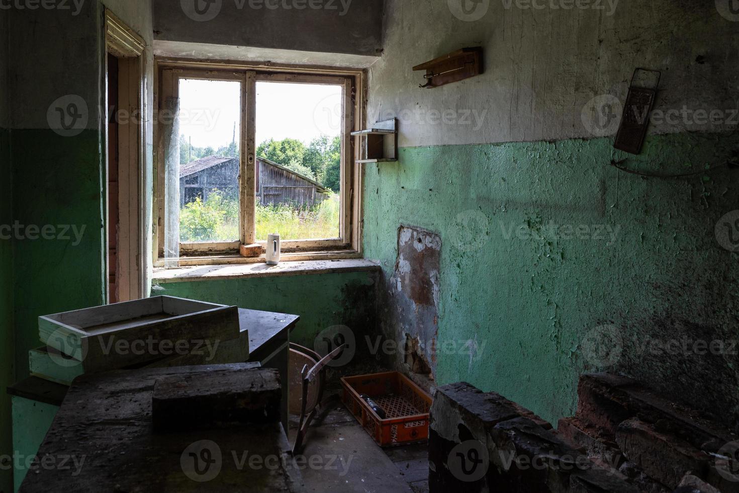 Abandoned Living Room photo