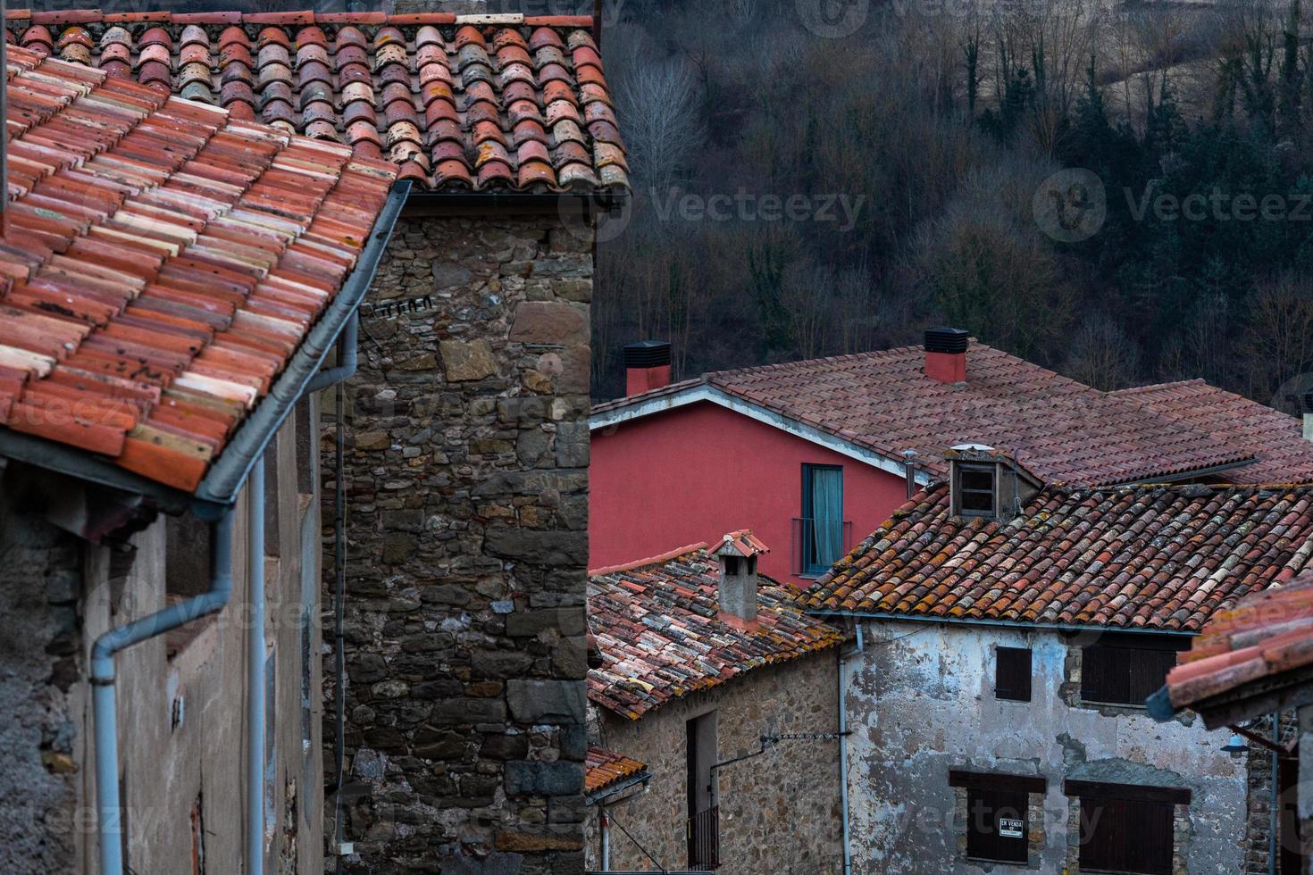 vistas de las ciudades de la costa brava foto