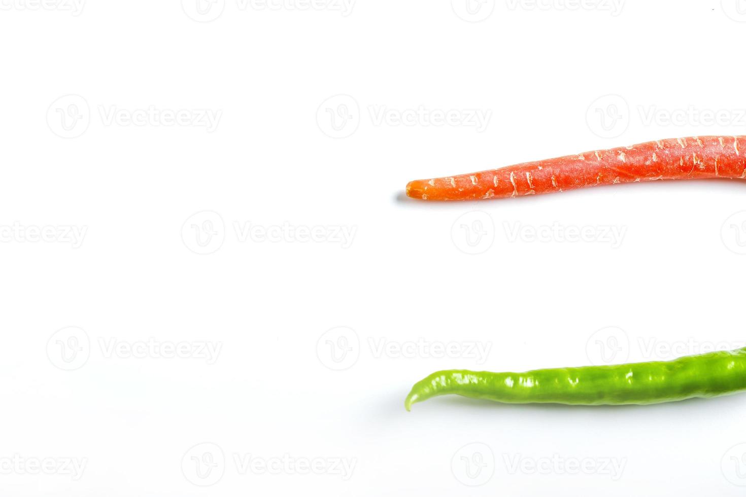 Concept for Indian Independence day and republic day,vegetable arrange on white background like indian tricolor flag. photo