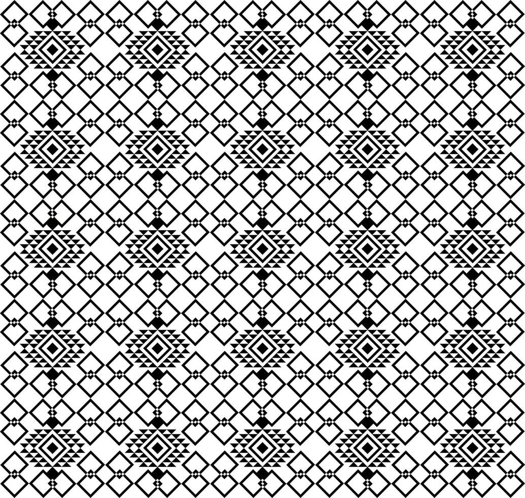 black and white seamless geometric pattern design vector