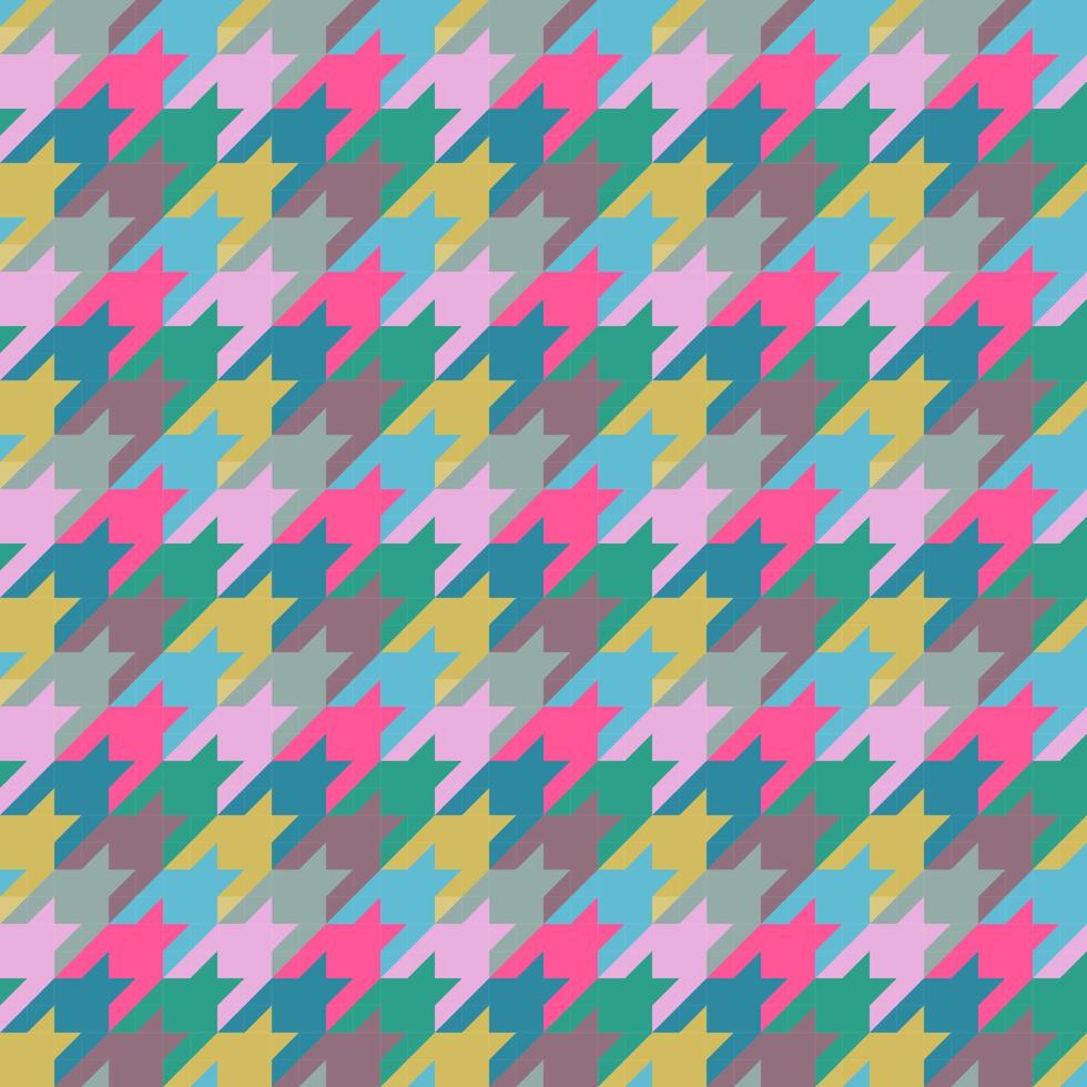 abstract geometric hounds tooth pattern background vector