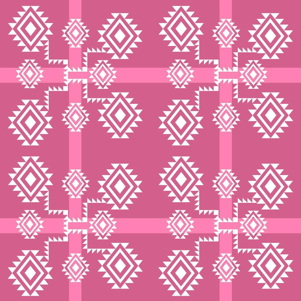 seamless geometric pattern pink background vector