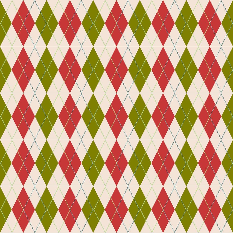 colorful seamless geometric pattern with argyle vector