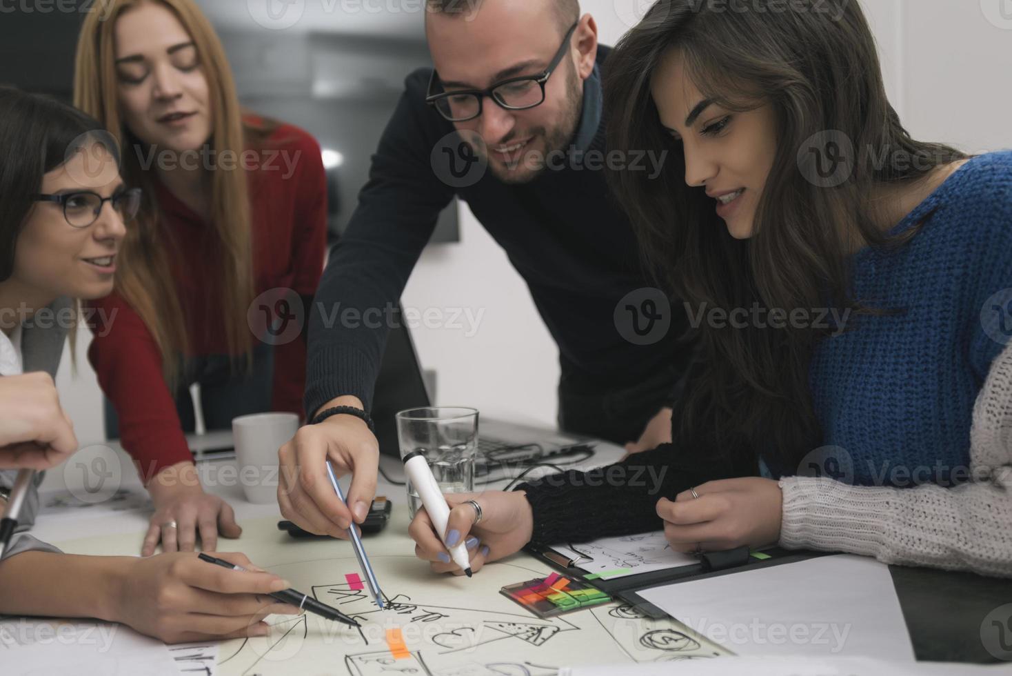Business People Meeting Conference Discussion Corporate Concept photo