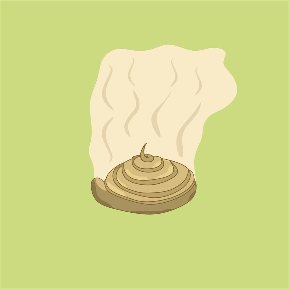 poo in flat design illustration vector