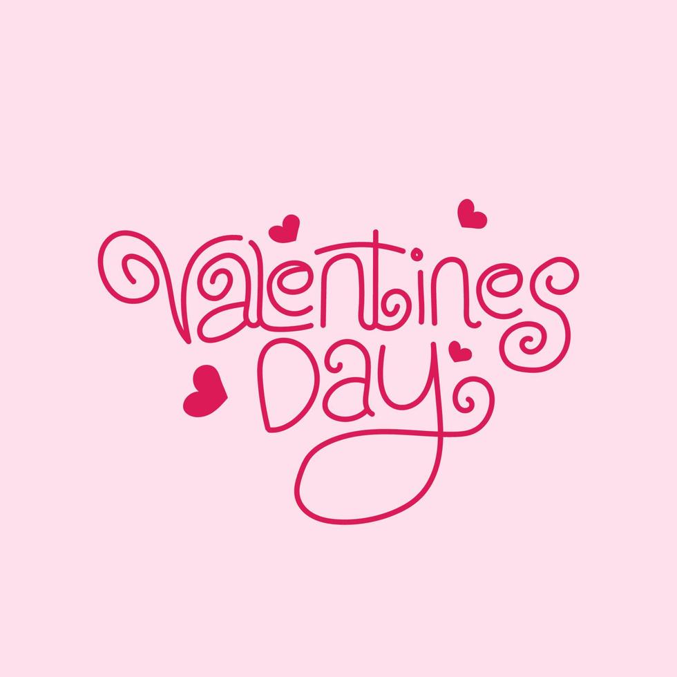 tipografía vectorial del día de san valentín y diseño de tarjeta de letras con fondo de corazón. texto del día de san valentín, cxard, ilustración de camiseta. vector